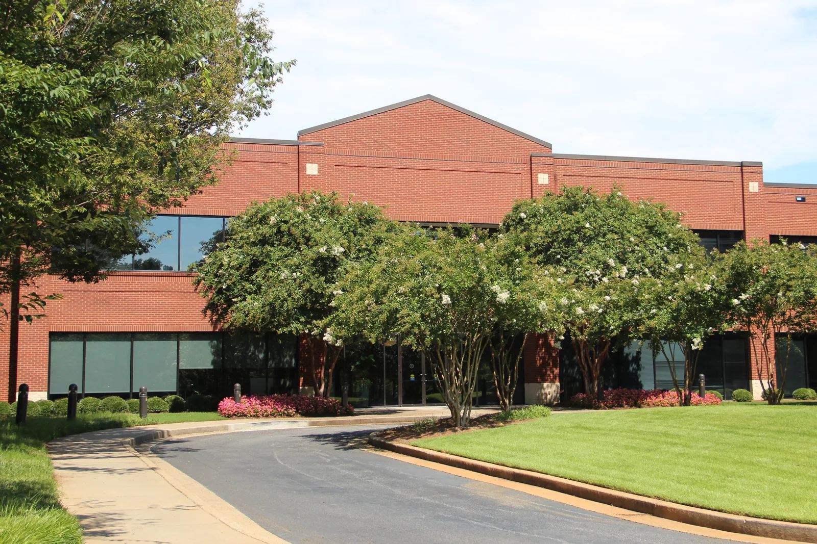 Low-rise professional office building.